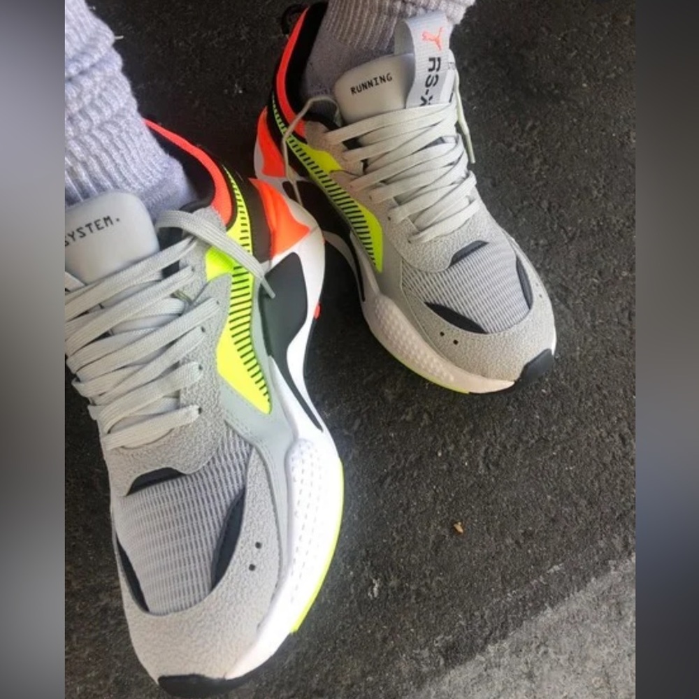 Puma RS-X Hard Drive 'Grey Yellow Orange’